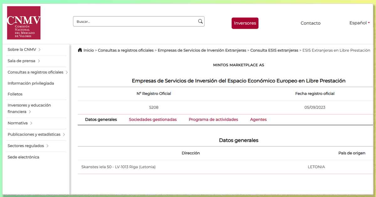 Opiniones sobre Mintos con datos: qué rentabilidad da de verdad, en qué casos pierdes dinero y por qué la CNMV no responde de tus impagos.